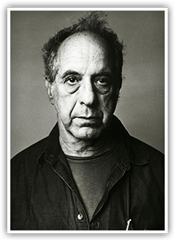 Black-and-white picture of photographer Robert Frank.